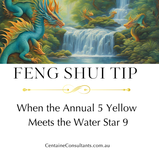 Feng Shui Tip: When the Annual 5 Yellow Meets the Ruling Water Star 9